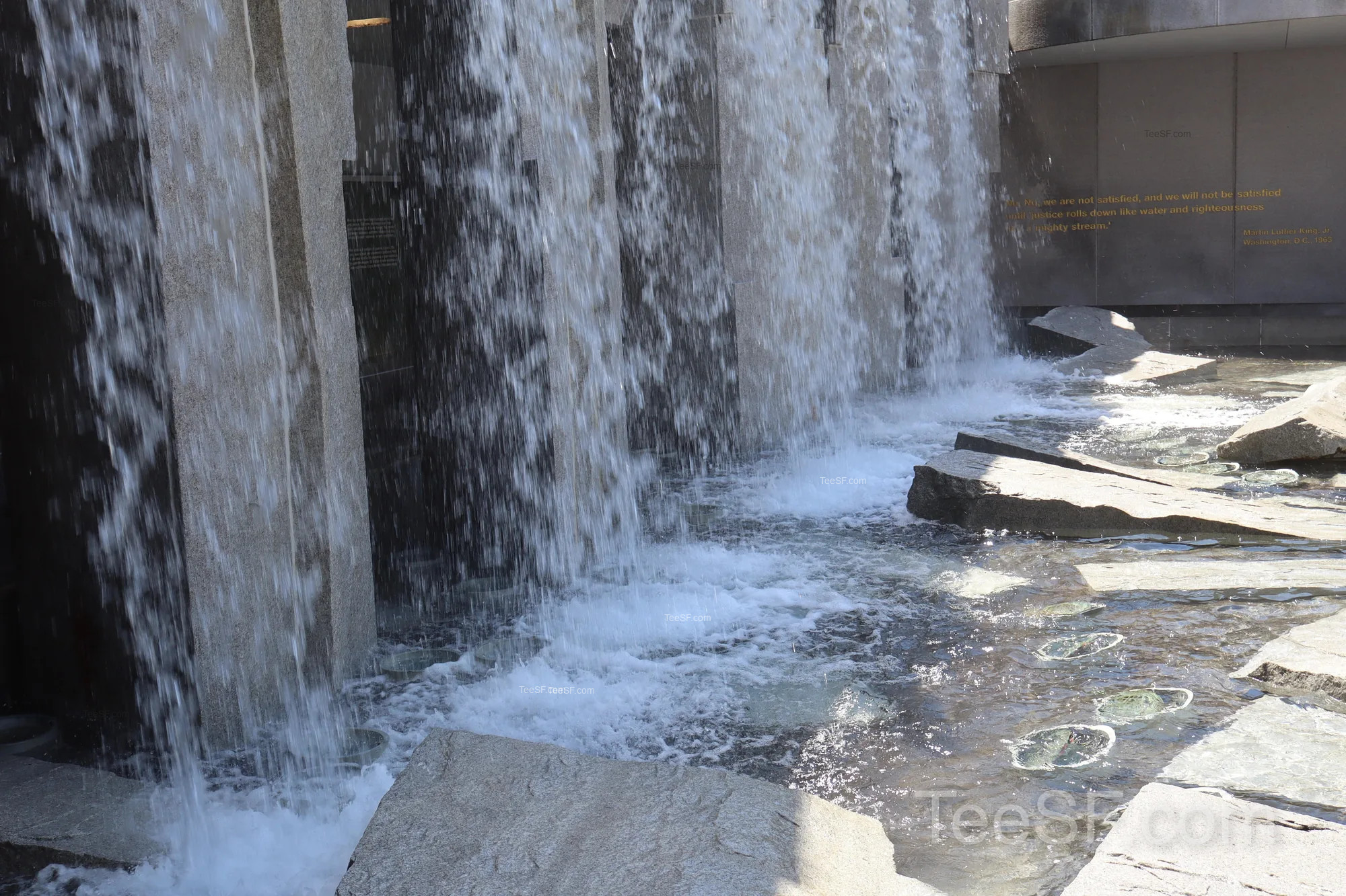 san Francisco Waterfall Plaza during a Stripe Sessions 2026 visit in San Francisco.
